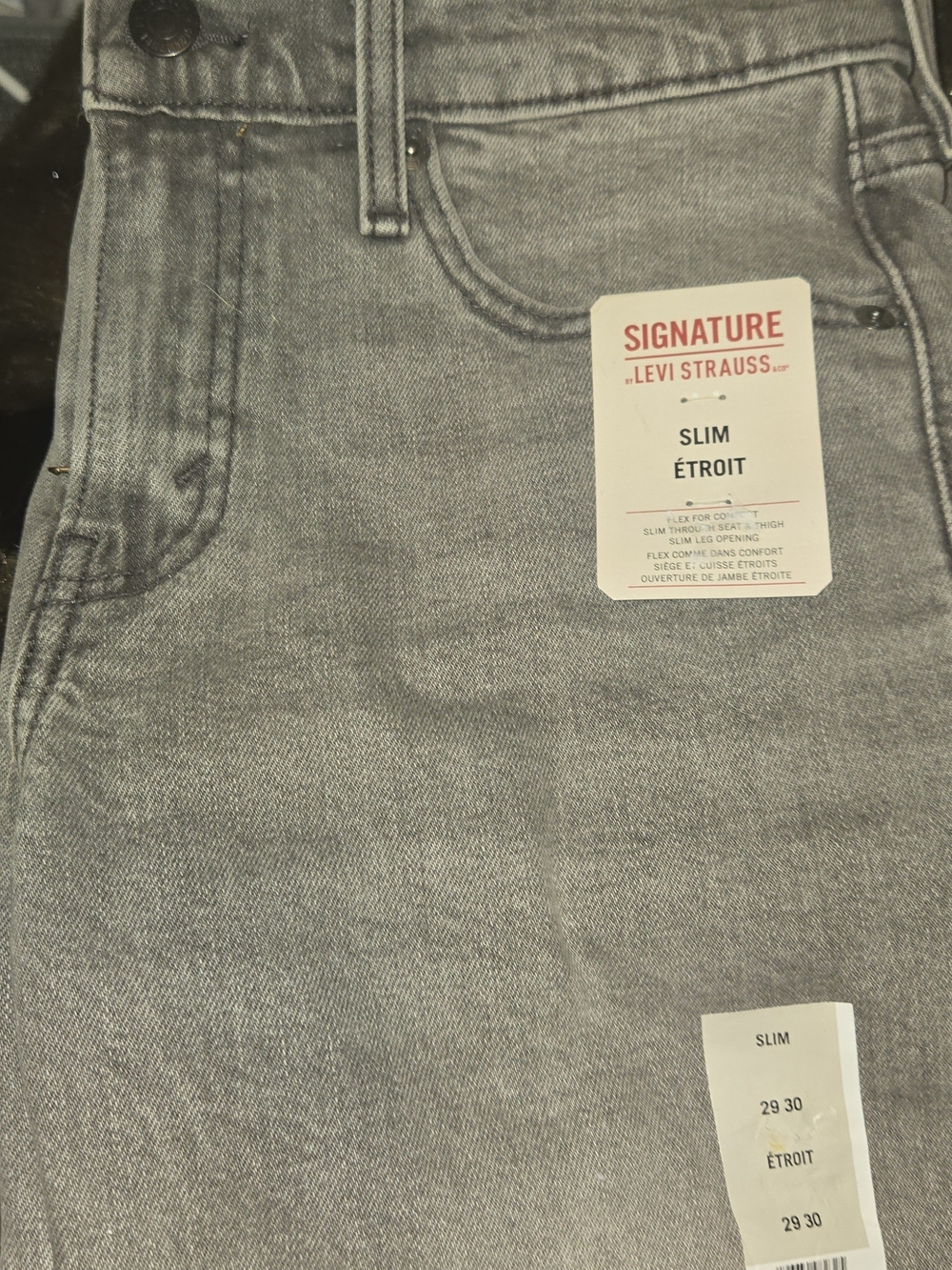 Levi's Slim Men's Jeans in Light Gray